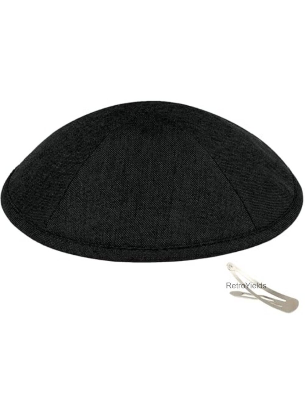 Linen Kippah Kids Adults Yamakas Ceremony Yarmulkes Hidden Clip